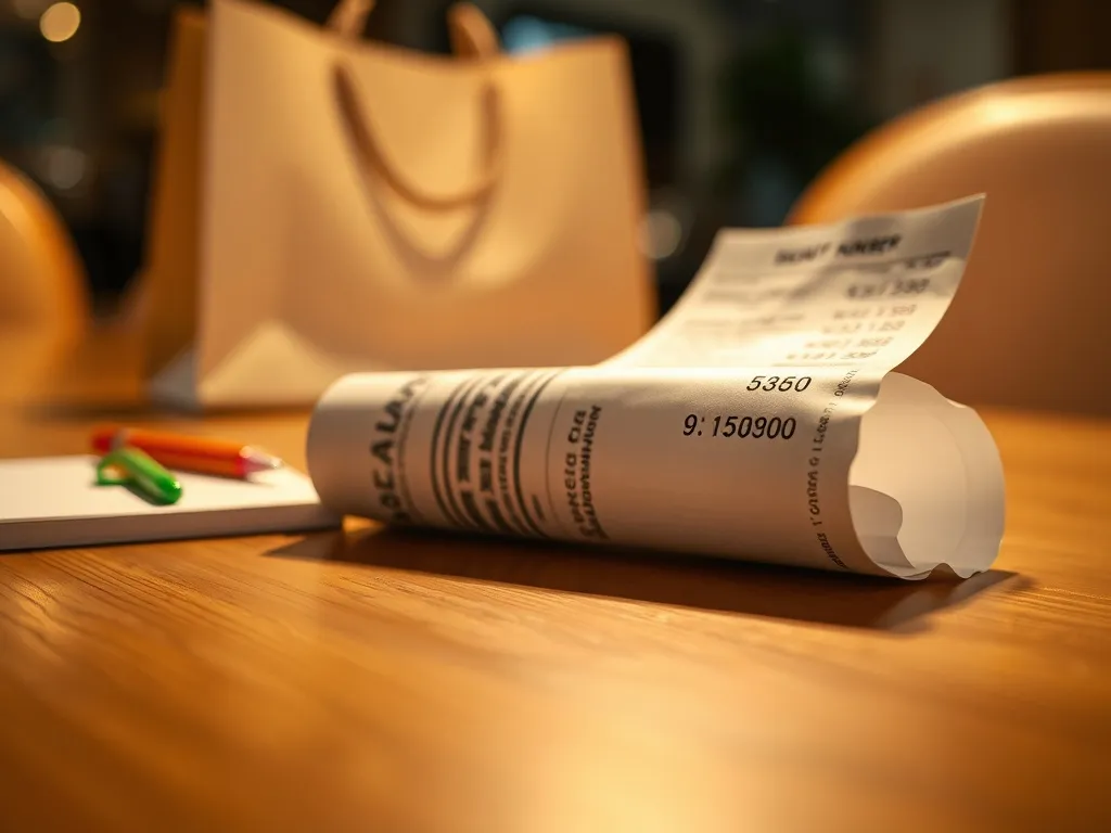 Gdzie znajduje się numer dowodu zakupu na paragonie?